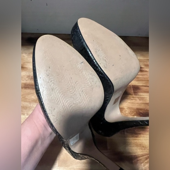 San Marina Black Leather Heel ~ Size 38 EU - Picture 5 of 5